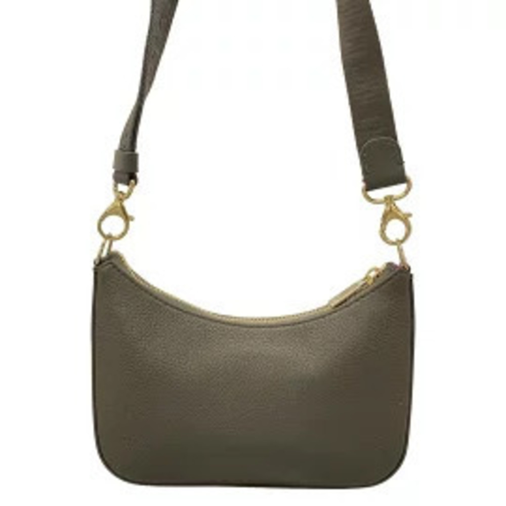 Christian Louboutin Gray Chain Rubira Handle Handbag Leather Gray